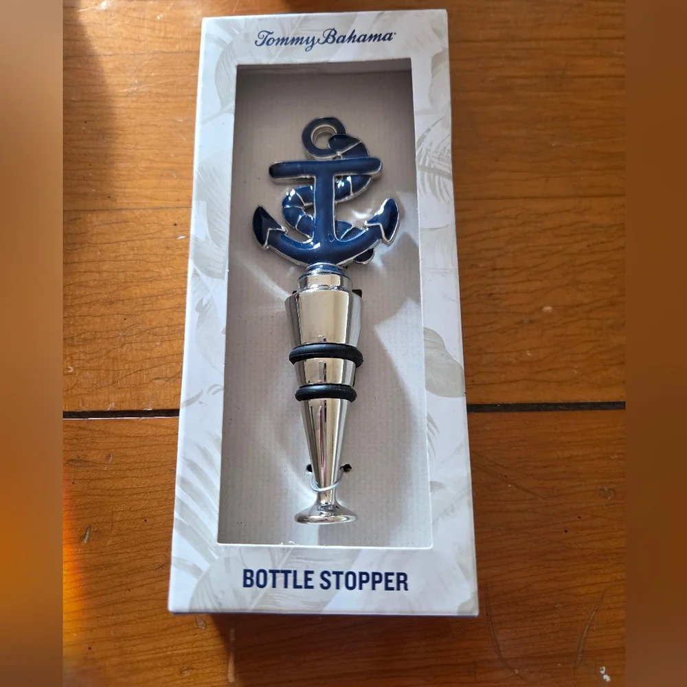 Tommy Bahamas Anchor Bottle Stopper Never Used